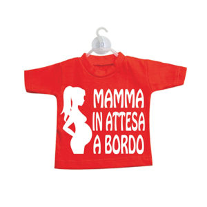 Mini-maglietta mamma a bordo